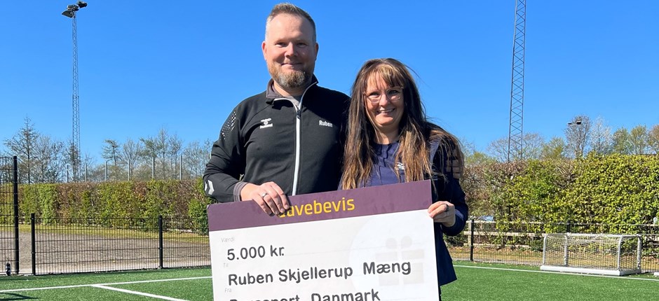 Rubens fodboldmagi hædret med Ildsjæleprisen 2025