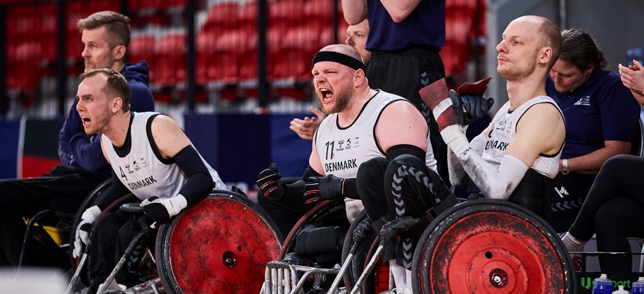 Danmark vinder EM-sølv i kørestolsrugby – to danske spillere kåret som bedste i Europa
