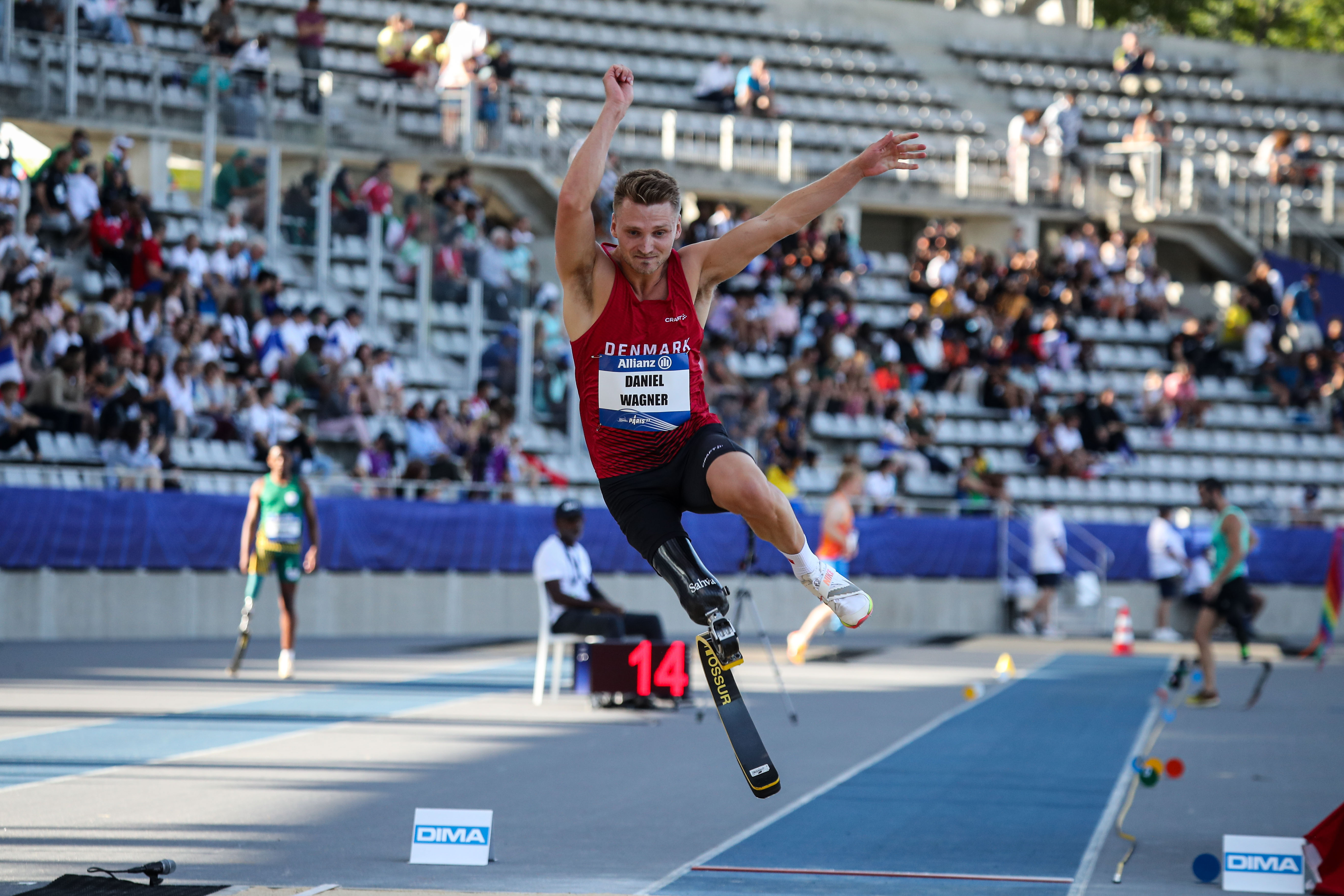 Daniel Wagner til VM i paraatletik 2023. Foto: Karl Nilsson