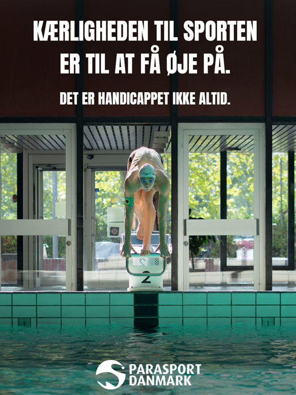 Kampagne med PL-svømmer og -vinder Alexander Hillhouse. Foto: Kadaver ved Daniel Vasiljevic og Daniel Stokke.
