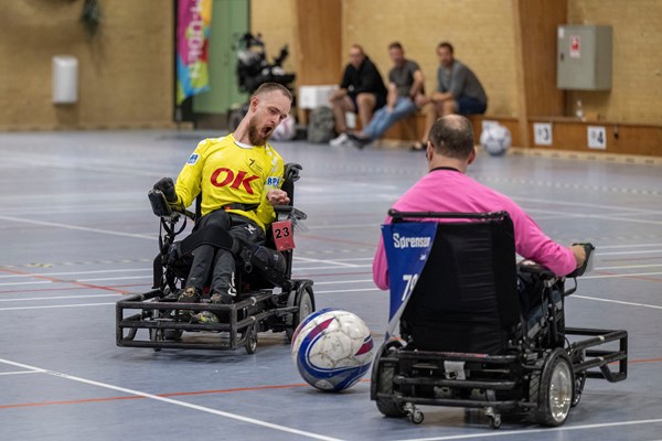 Powerchair football, Foto: Lars Horn.