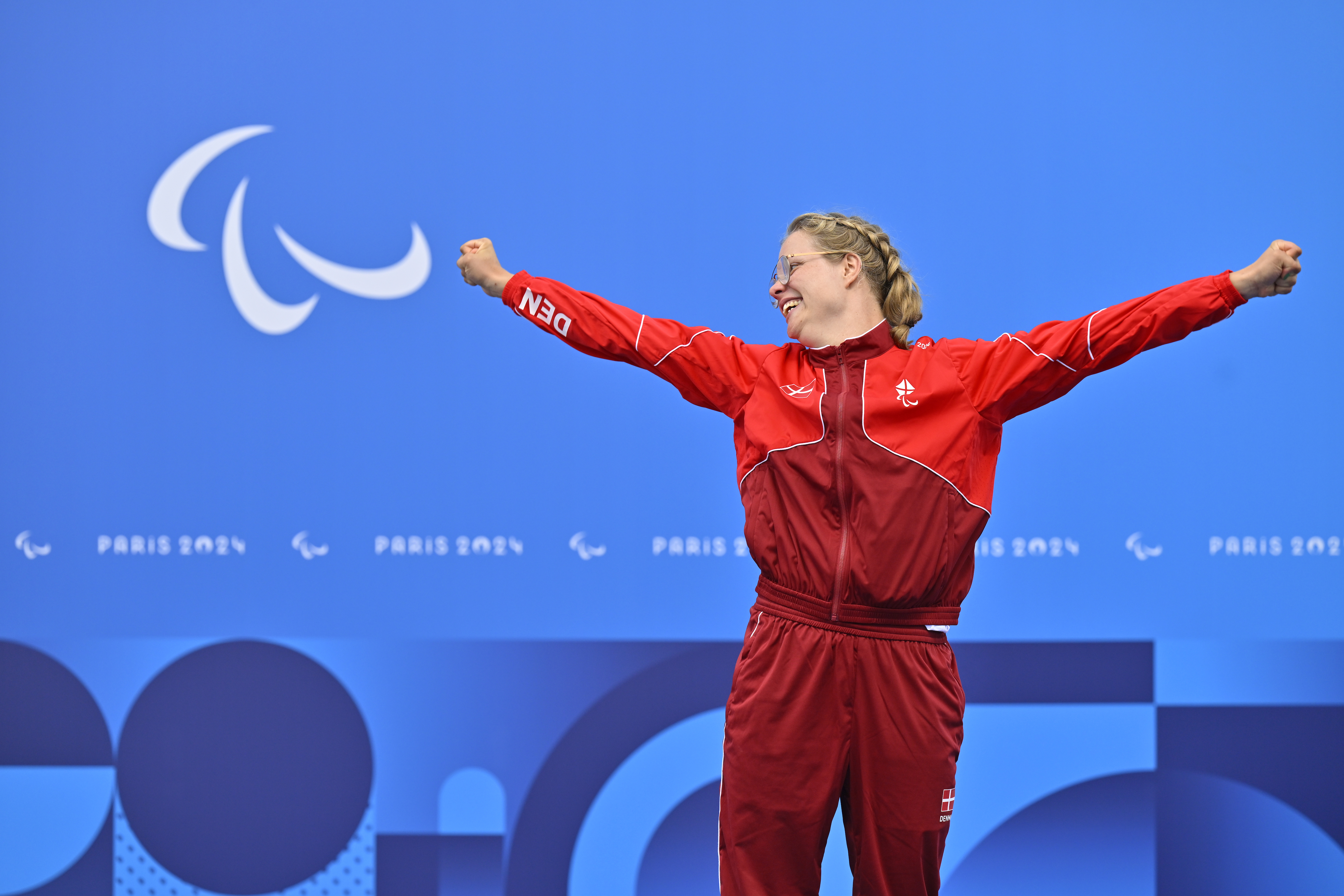 Paraatlet Emma Lund ved PL i Paris, 2024. Foto: Lars Møller.