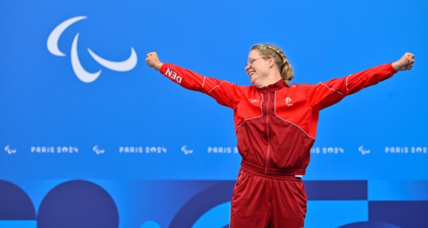 Paraatlet Emma Lund ved PL i Paris, 2024. Foto: Lars Møller.