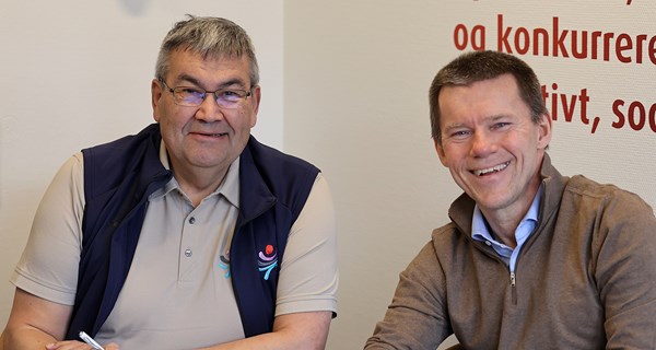 Claus Nielsen, formand for Grønlands Idrætsforbund og John Petersson, formand for Parasport Danmark