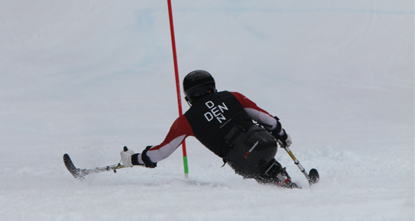 Billeder Adam Nybo under træningsdagene i Cortina, Italien.