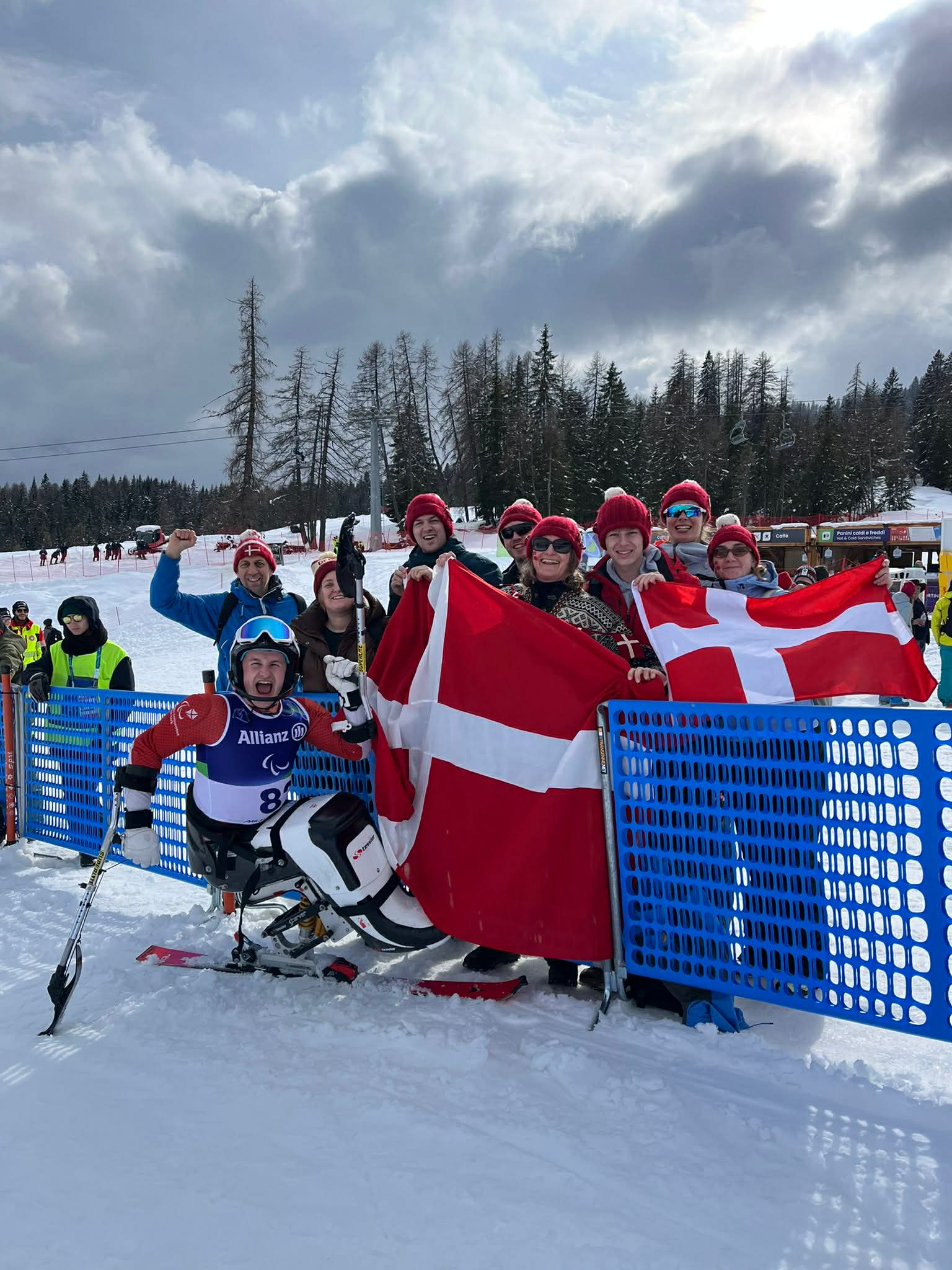 ”Fedt at repræsentere de rød-hvide farver”