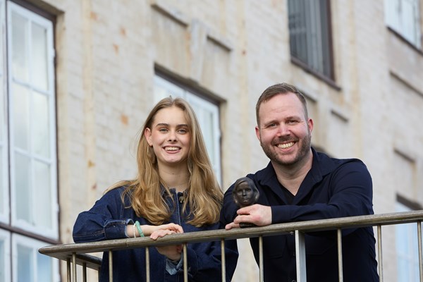 Freja Juhl Larsen & Peter Rosenmeier. Foto: Elsass Fonden.