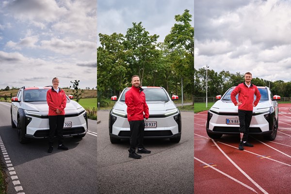Emma Lund, Peter Rosenmeier og Daniel Wagner er det nye Team Toyota. Foto: Toyota Danmark